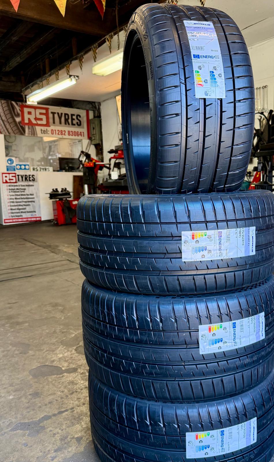 Premium Michelin tyres in stock at RS Tyres, Burnley